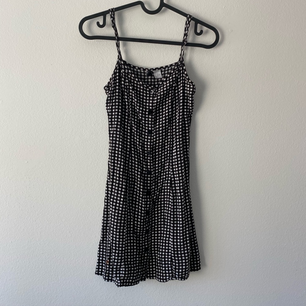 Black and white gingham dress from Divided